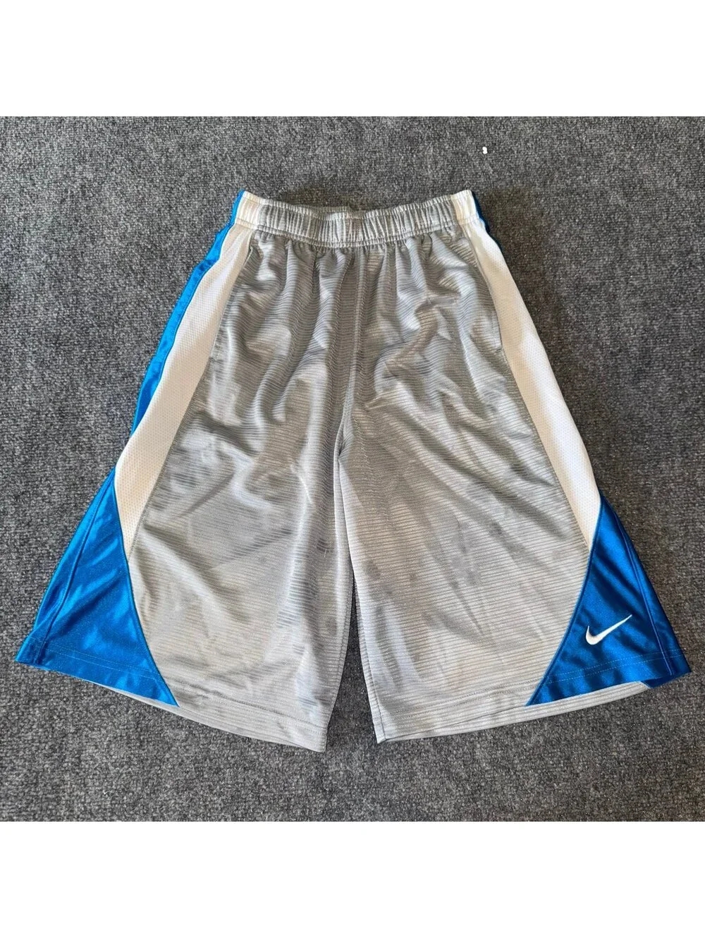 Nike Grail Baggy Dazzle Hoop Shorts Mens MD Vtg y2k 90s Rare